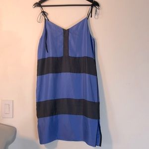 New unworn rag and bone silk layered dress size 2. Added adjustable straps